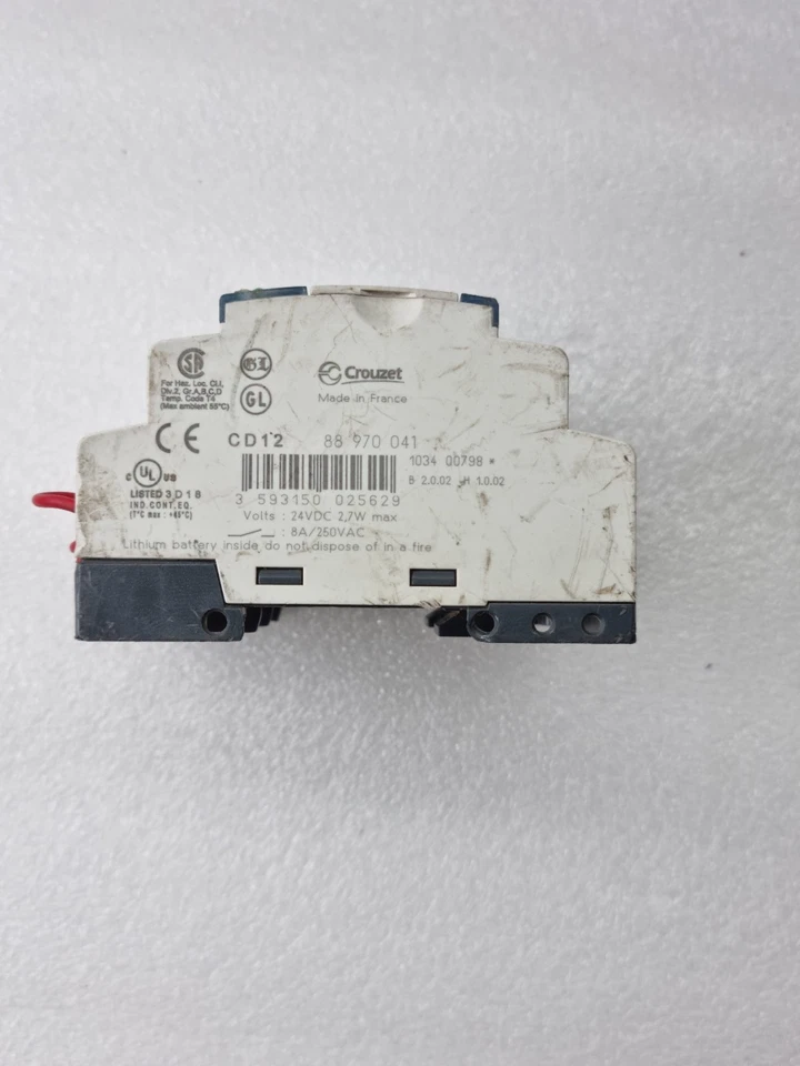 (Used Working) Crouzet CD12 88970041 24VDC Millenium 3 Plc Controller